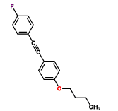 CAS 130746-61-1, 1-butoxy-4-[(4-fluorophenyl)ethynyl]benzene 