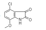 4-Chloro-7-methoxyisatin CAS 60706-07-2 