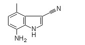 7-amino-4-methyl-1H-Indole-3-carbonitrile 