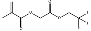 2-Oxo-2-(2,2,2-trifluoroethoxy)ethyl 2-methyl-2-propenoate C 