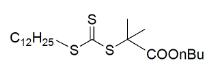 Propanoic acid, 2-[[(dodecylthio)thioxomethyl]thio]-2-methyl 