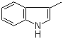 CAS # 83-34-1, 3-Methylindole, 3-Methyl-1H-indole, Skatole