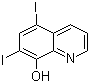 CAS # 83-73-8, 5,7-Diiodo-8-quinolinol, 5,7-Diiodoquinolin-8 