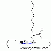 CAS # 84-71-9, Diisooctyl 1,2-cyclohexanedicarboxylate, 1,2- 