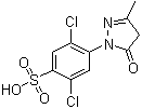 CAS # 84-57-1, Dichlorosulfophenyl-3-methylpyrazolone, 1-(2,