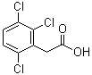 CAS # 85-34-7, Chlorfenac, 2,3,6-Trichlorophenylacetic acid,
