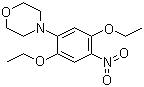 CAS # 86-16-8, 4-(2,5-Diethoxy-4-nitrophenyl)morpholine