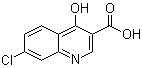 CAS # 86-47-5, 4-Hydroxy-7-chloro-3-quinolinecarboxylic acid