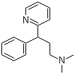 CAS # 86-21-5, Pheniramine, 1-Phenyl-1-(2-pyridyl)-3-dimethy 