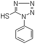 CAS # 86-93-1, 1-Phenyltetrazole-5-thiol, 1-Phenyl-5-mercapt 