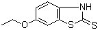 CAS # 120-53-6, 6-Ethoxy-2-benzothiazolethiol, 6-Ethoxybenzo 