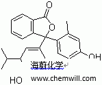 CAS # 125-20-2, Thymolphthalein, 3,3-Bis(4-hydroxy-5-isoprop