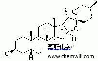 CAS # 126-19-2, Sarsasapogenin, Parigenin, (25S)-Spirostan-3 