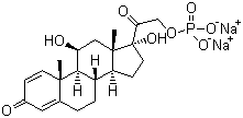 CAS # 125-02-0, Prednisolone phosphate sodium, (11b)-11,17-D
