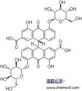 CAS # 128-57-4, Sennoside B, (9S)-9-[(9R)-2-Carboxy-4-hydrox 