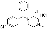 CAS # 129-71-5, Chlorcyclizine dihydrochloride, 1-[[4-Chloro