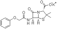 CAS # 132-98-9, Penicillin V potassium salt, Phenoxymethylpe 