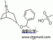 CAS # 132-17-2, Benztropine mesylate, Endo-3-(diphenylmethox 