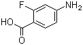 CAS # 446-31-1, 4-Amino-2-fluorobenzoic acid 