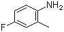 CAS # 452-71-1, 4-Fluoro-2-methylaniline, 2-Amino-5-fluoroto 