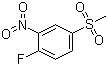 CAS # 453-72-5, 2-Fluoro-5-methylsulphonylnitrobenzene, 4-Me 