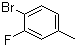 CAS # 452-74-4, 4-Bromo-3-fluorotoluene 