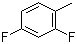 CAS # 452-76-6, 2,4-Difluorotoluene, 2,4-Difluoro-1-methylbe 