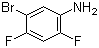 CAS # 452-92-6, 5-Bromo-2,4-difluoroaniline, 2,4-Difluoro-5- 