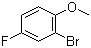 CAS # 452-08-4, 2-Bromo-4-fluoroanisole 