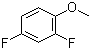 CAS # 452-10-8, 2,4-Difluoroanisole, 2,4-Difluoro-1-methoxyb