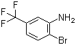 CAS # 454-79-5, 2-Bromo-5-(trifluoromethyl)aniline, 3-Amino- 