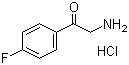 CAS # 456-00-8, 2-Amino-4-fluoroacetophenone hydrochloride, 