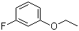 CAS # 458-03-7, 3-Fluorophenetole, 1-Ethoxy-3-fluorobenzene,