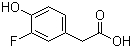 CAS # 458-09-3, 3-Fluoro-4-hydroxyphenylacetic acid 