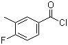 CAS # 455-84-5, 4-Fluoro-3-methylbenzoyl chloride 