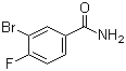 CAS # 455-85-6, 3-Bromo-4-fluorobenzamide, 2-Bromo-4-carbamo