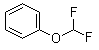 CAS # 458-92-4, (Difluoromethoxy)-benzene, alpha,alpha-Diflu 