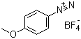 CAS # 459-64-3, 4-Methoxybenzenediazonium tetrafluoroborate