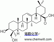 CAS # 465-99-6, Hederagenin, (3beta,4alpha)-3,23-Dihydroxyol 