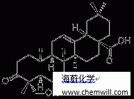 CAS # 466-01-3, Hederagonic acid, 23-Hydroxy-3-oxoolean-12-e