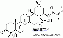 CAS # 467-81-2, Rehmannic acid, Lantadene A
