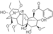 CAS # 466-24-0, 14-Benzoylaconine, 14-O-Benzoylaconine, Acon 