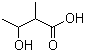 CAS # 473-86-9, 2-Methyl-3-hydroxybutyric acid, 3-Hydroxy-2- 
