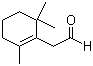 CAS # 472-66-2, 2,6,6-Trimethyl-1-cyclohexene-1-acetaldehyde