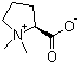 CAS # 471-87-4, N,N-Dimethyl-L-proline, L-Proline betaine, ( 