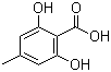 CAS # 480-67-1, 2,6-Dihydroxy-4-methylbenzoic acid 