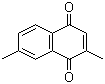 CAS # 482-70-2, 2,7-Dimethyl-1,4-naphthoquinone 
