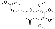 CAS # 481-53-8, Tangeretin, 5,6,7,8-Tetramethoxy-2-(4-methox 