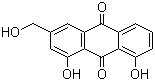 CAS # 481-72-1, Aloe-emodin, 1,8-Dihydroxy-3-(hydroxymethyl) 