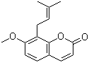CAS # 484-12-8, Osthole, 7-Methoxy-8-(3-methyl-2-butenyl)-2H 